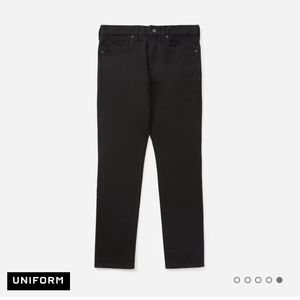 Everlane Men's 5-pocket black slim pants